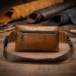 Сумка на пояс 14658 Vintage руда - мініатюра 9