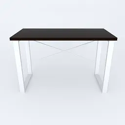 Письмовий стіл Ferrum-decor Драйв 750x1200x700 Білий метал ДСП Венге Магія 32 мм (FRD-105355) - мініатюра 4
