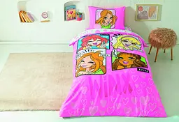 Підлітковий комплект Disney Winx Girls Club Ранфорс / простирадло на резинці Tac pbe0051153