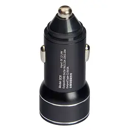 Автомобільний зарядний пристрій VOIN 30W, 1USB 10W + 1PD 27W, 12/24V (C-36206) - мініатюра 3