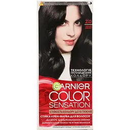 Фарба для волосся Garnier Color Sensation відтінок 2.0 чорний діамант 110 мл (C5651378) - мініатюра 6