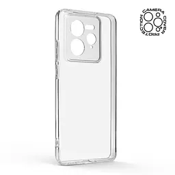 Прозрачный чехол для Realme GT 7 Pro 5G с защитой камеры, тонкий, силиконовый, бесцветный, ударопрочный, противоударный бампер с закрытой камерой, ArmorStandart (ARM83891) - мініатюра 2
