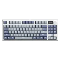 Клавіатура Attack Shark K86 RGB Wireless/Bluetooth/USB UA Retro Grey (K86MN_AS)