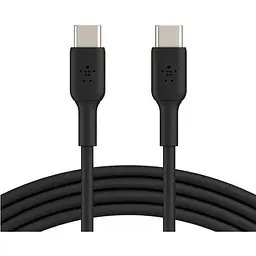 Кабель Belkin USB-C > USB-C заряджання/синхронізації 1м, 60Вт, Type-C, PVC, чорний teh0013663