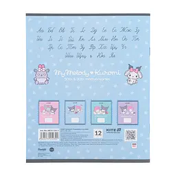 Зошит Kite Kuromi, 12 аркушів, коса лінія (HK25-235-2), в асортименті - мініатюра 9