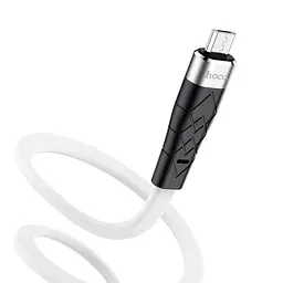 Кабель Hoco X53 Pisces Cable USB to Type-C 3A 1m White