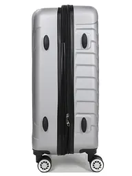 Валіза середня M ABS-пластик Madisson Snowball 03403 68х44х27см 68+13л Срібна - мініатюра 6