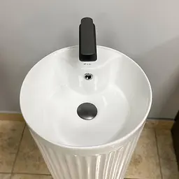 Умивальник підлоговий VBI Vinici white VBI-019015, Білий - мініатюра 3