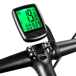 Бездротовий велокомп'ютер YB100-A waterproof + підсвічування екрану (24 функції)