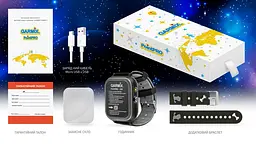 Дитячий смарт-годинник Garmix PointPRO-200 4G/GPS/WiFi Black - мініатюра 4