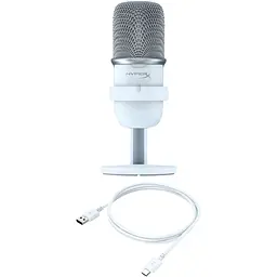 Мікрофон HyperX SoloCast White [MIK-HYX-007/519T2AA] [77993] - мініатюра 6