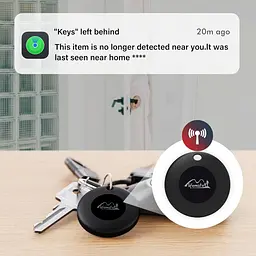 Відстеження Bluetooth зі шкіряним брелоком, локатор ключів, трекер багажу, сертифікат MFi тільки для iOS, працює з програмою Find - мініатюра 4