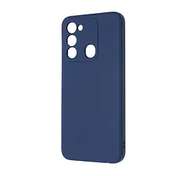 Чехол-накладка для смартфона TECNO Spark Go 2022 (KG5) противоударный, силиконовый, термополиуретановый (ТПУ), с защитой камеры и корпуса, синий, защита всего корпуса, ArmorStandart (ARM69067)