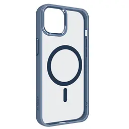Чехол Apple iPhone 12 Pro/12, Unit MagSafe, голубой, прозрачный, магсейф, противоударный, магнитный, панель-накладка с поддержкой MagSafe, с поддержкой беспроводной зарядки, TPU+PC, защита всего корпуса, ударопрочный, ArmorStandart (ARM74853)
