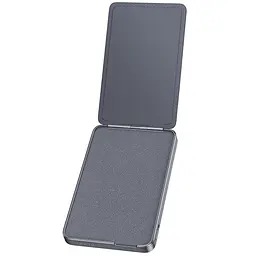 Портативний ЗП Power Bank Hoco Q46 Title PD20W з БЗП+card holder 5000 mAh Silver gray - мініатюра 6
