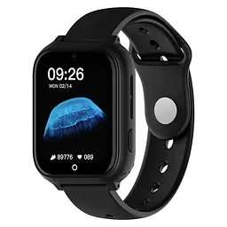 Смарт годинник телефон для школяра Lemfo T47 з 4G LTE звʼязком, дзвінками від SIM-картки , GPS трекером, камерою, відеодзвінками та SOS кнопкою Чорний