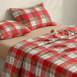 Дитяча постільна білизна фланель в ліжечко BERRY TARTAN CS1 COSAS (4822052500552) - мініатюра 2