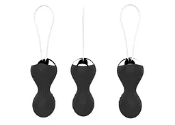 Вагінальні кульки Boss Remote Control Tighten Vibrating Egg 8 см (чорний) - мініатюра 6