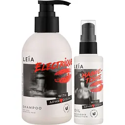 Набір LEIA Set 3 Cleanse & Protect Duo для сухого та пошкодженого волосся шампунь 300 мл + термоспрей 70 мл