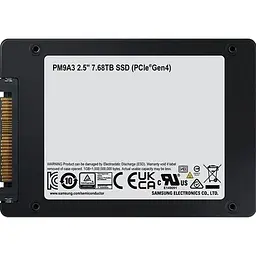 SSD накопичувач Samsung PM9A3 7.68 TB (MZQL27T6HBLA-00A07) [122266] - мініатюра 5