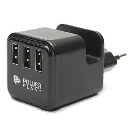 Зарядний пристрій PowerPlant W-360 3*USB/3.4A (DV00DV5065) - мініатюра 1
