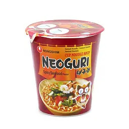 Локшина рамен Nongshim Neoguri зі смаком морепродуктів у склянці 62 г