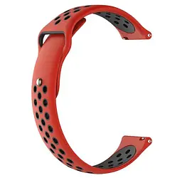 Спортивний ремінець Primo Perfor Sport для годинника Huawei Watch 2 Red Black - мініатюра 2