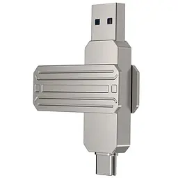 Флеш-накопичувач WIWU WI-FD003 Infinite 2in1 Type-C USB 3.2 - 512GB Silver - мініатюра 3