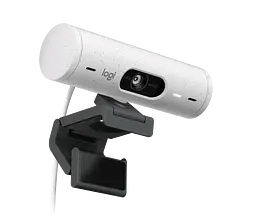 Веб-камера Logitech BRIO 500 Off-White (960-001428) [75521] - мініатюра 3