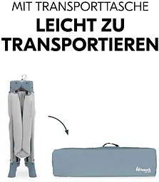 Дитячий манеж Hauck Dream N Play Plus Dusty Blue - мініатюра 4