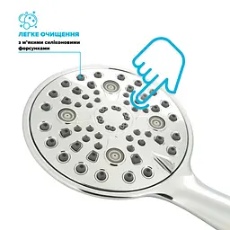 Водозберігаюча душова лійка DROP SPA6F-MULTI150 "Туман" із 6 SPA потоками - Економія 66% - мініатюра 6