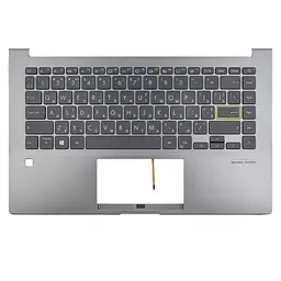 Верхня кришка для Asus ZenBook 14 X435EA, RU/UA, (топкейс+клавіатура, підсвічування, 90NB0SU1-R30UA0, Оригінал)
