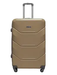 Валіза велика L пластикова Carbon 147C 115л Золота