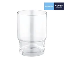 Склянка для ванної кімнати Grohe QuickFix Start 41184000 прозорий - мініатюра 3