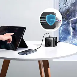 Мережевий фільтр живлення Baseus PowerCombo Cube Power Strip (E00066400117-00) - мініатюра 9