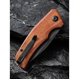 Ніж складаний кишеньковий Civivi Regulatron, (7.6 см) Nitro-V / Guibourtia Wood - мініатюра 14