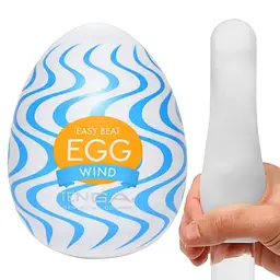 Мастурбатор яйце Tenga Egg Wonder Wind білий - мініатюра 2