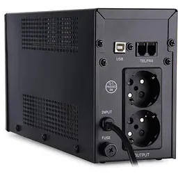 Джерело безперебійного живлення Vinga 800 ВА / 480 Вт / 8 А*ч (VPE-800MU) - мініатюра 6