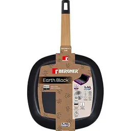 Сковорода-гриль Bergner Earth black 28 см (BG-34625-BK) - мініатюра 5