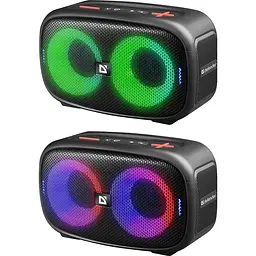 Акустична система 1.0 Defender Q5 20 Вт Bluetooth/FM/USB/TF/IPX5, LED, чорна - мініатюра 9