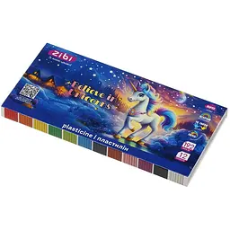 Пластилін Zibi Unicorn Kids Line 12 кольорів 192 г (ZB6282)