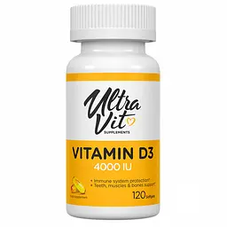 Вітамін D3 Vitamin D3 4000IU - 120 капсул