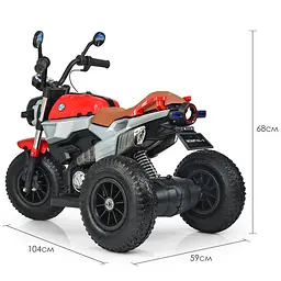 Дитячий електромобіль Мотоцикл Bambi Racer M 3687AL-3 до 60 кг - мініатюра 6