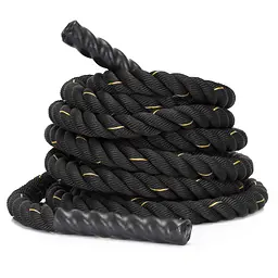Канат тренувальний Actiget Battle Rope 9 м для кросфіту ACT0015 Black