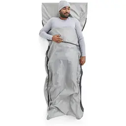Вкладиш в спальник Sea To Summit Silk Blend Sleeping Bag Liner Rectnglr Pillow Sleeve Mnstrck Gr (1033-STS ASL032051-251803) - мініатюра 3