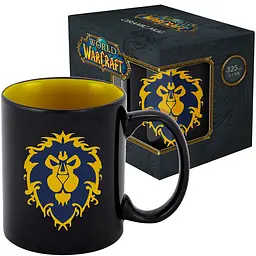 Чашка World of Warcraft Alliance (Варкрафт) 325 мл Чорний