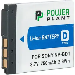 Акумулятор PowerPlant NP-BD1/NP-FD1 для Sony (DV00DV1204) [95263]