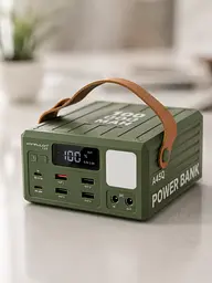 Повербанк KONFULON A45Q 100000 mAh, 22.5 Вт / Зовнішній акумулятор з LED підсвічуванням