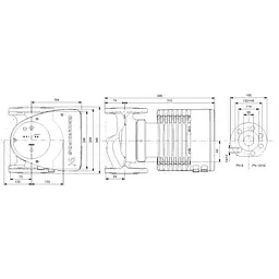 Циркуляційний насос Grundfos Magna1 65-150 F 340 (99221375) - мініатюра 2
