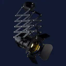 Декоративний прожектор на пружині 75215 BK